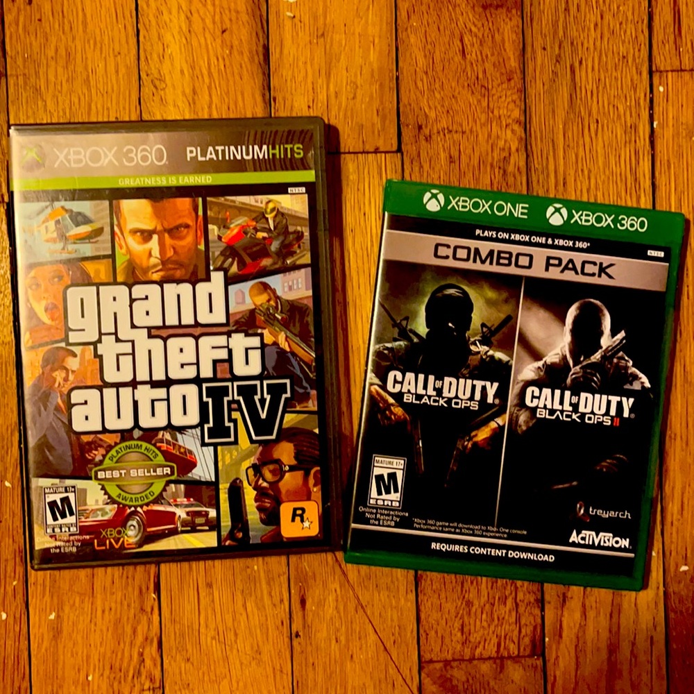 Selling a bundle of 2 xbox 360 games.